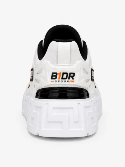 b1dr urban maze white black sneakers back view
