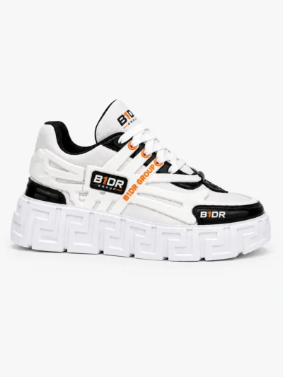 b1dr urban maze white black sneakers right side