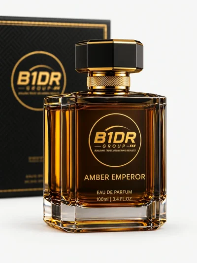 B1DR Group Amber Emperor Eau de Parfum 100ml amber bottle