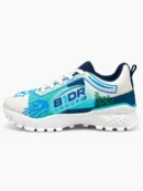 B1DR Arctic Wave white blue aqua running shoes side view