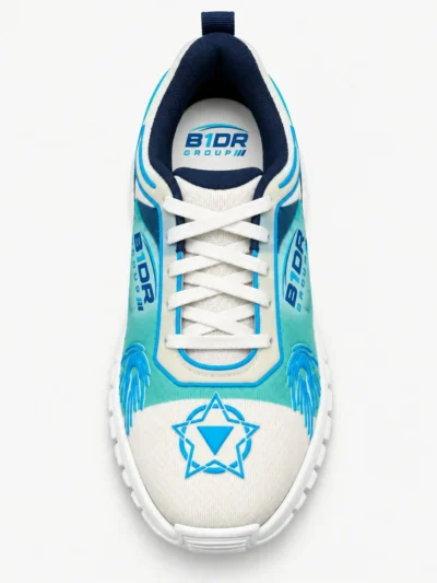 B1DR Arctic Wave running shoes top view