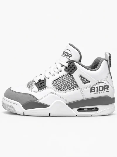 b1dr courtforce x1 high top sneakers side view