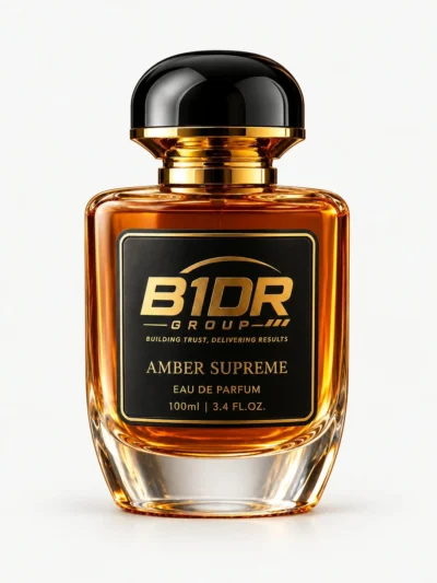 B1DR Group Amber Supreme Eau de Parfum 100ml amber perfume bottle