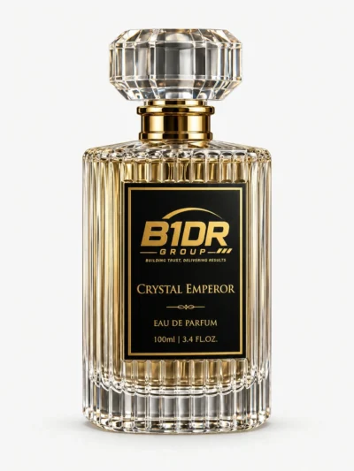 B1DR Group Crystal Emperor Eau de Parfum 100ml perfume bottle