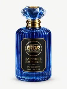 B1DR Group Sapphire Emperor Eau de Parfum 100ml blue perfume bottle