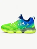 B1DR Neon Pulse green blue running shoes side view