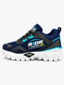 mens sports running shoes b1dr group navy blue side view