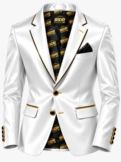 bidr imperial pearl white blazer front view